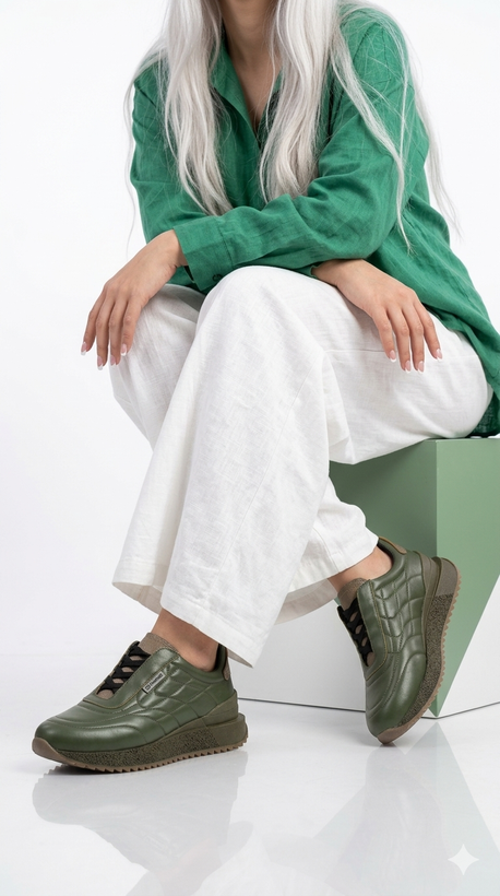 کتونی رونارو زنانه چرم طبیعی